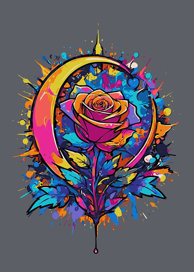 The Moon Rose