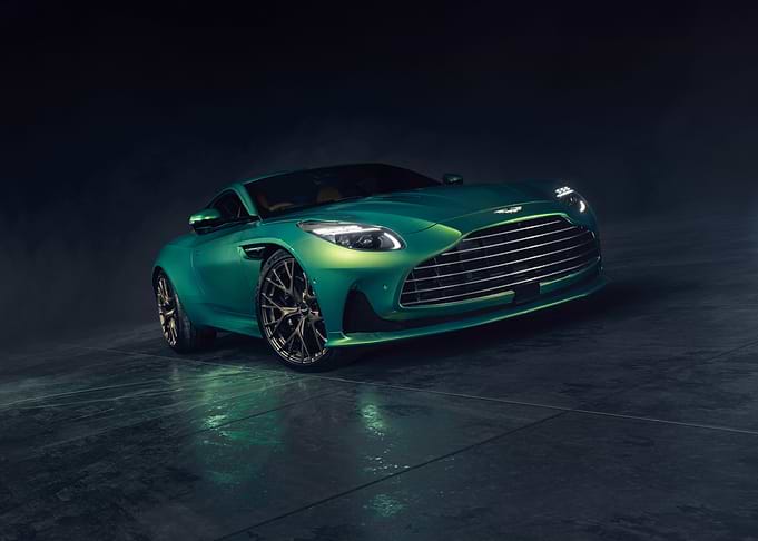 Green aston martin