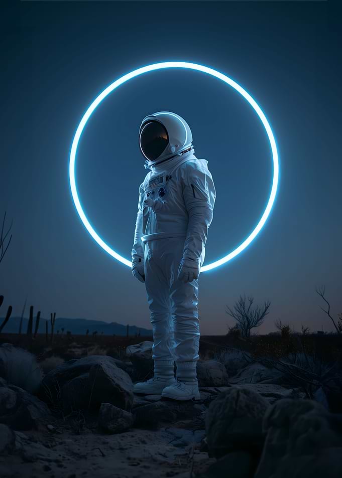 Lonely astronaut