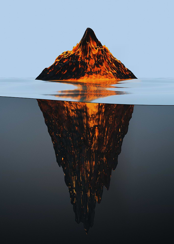 Mountain Larvae In Water