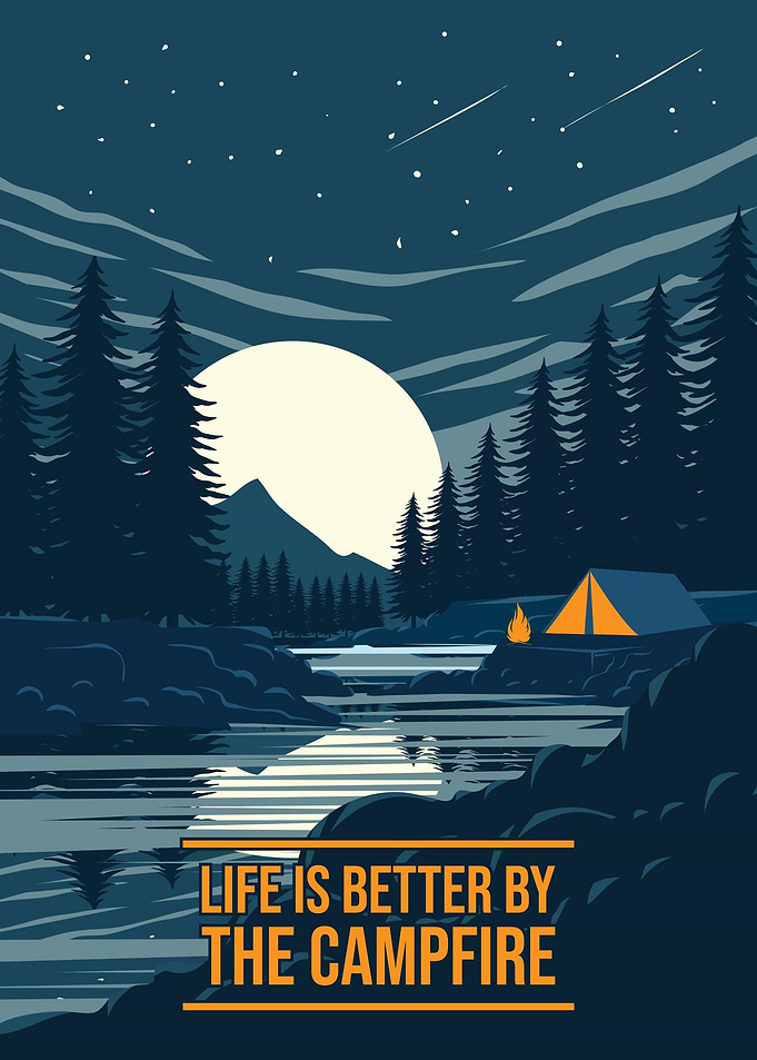 Full Moon Camping