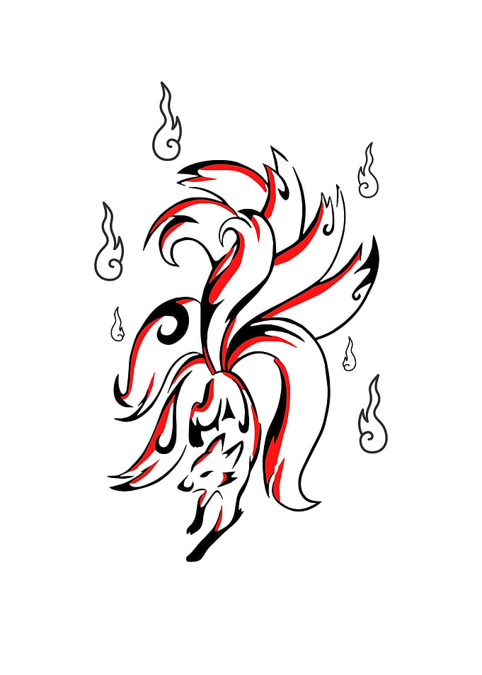 Kitsune Japanese fox