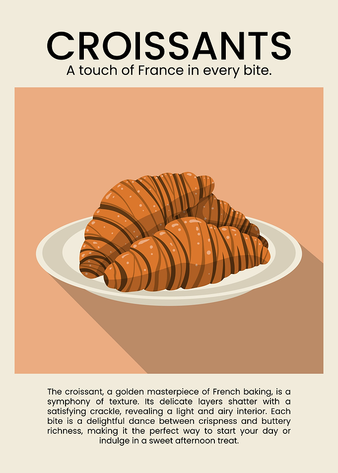 croissant on a plate
