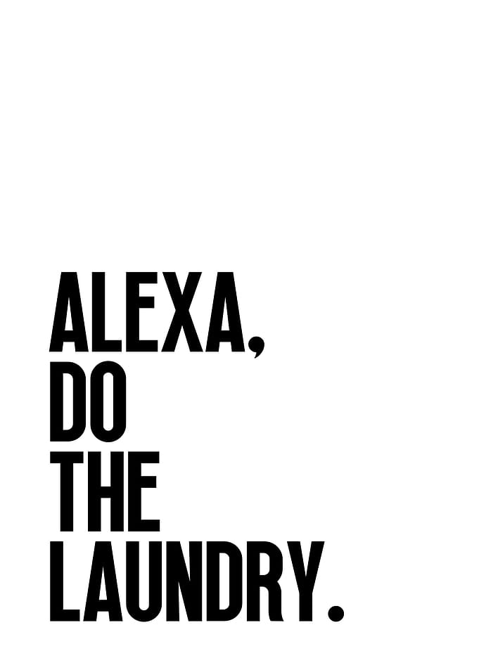 Alexa Do The Laundry