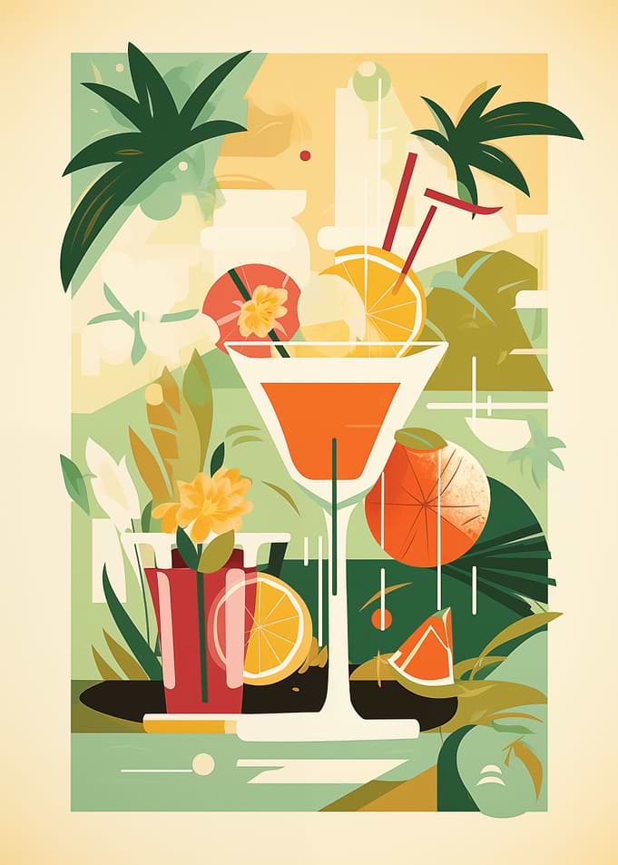 Cocktail Beverage Fruits