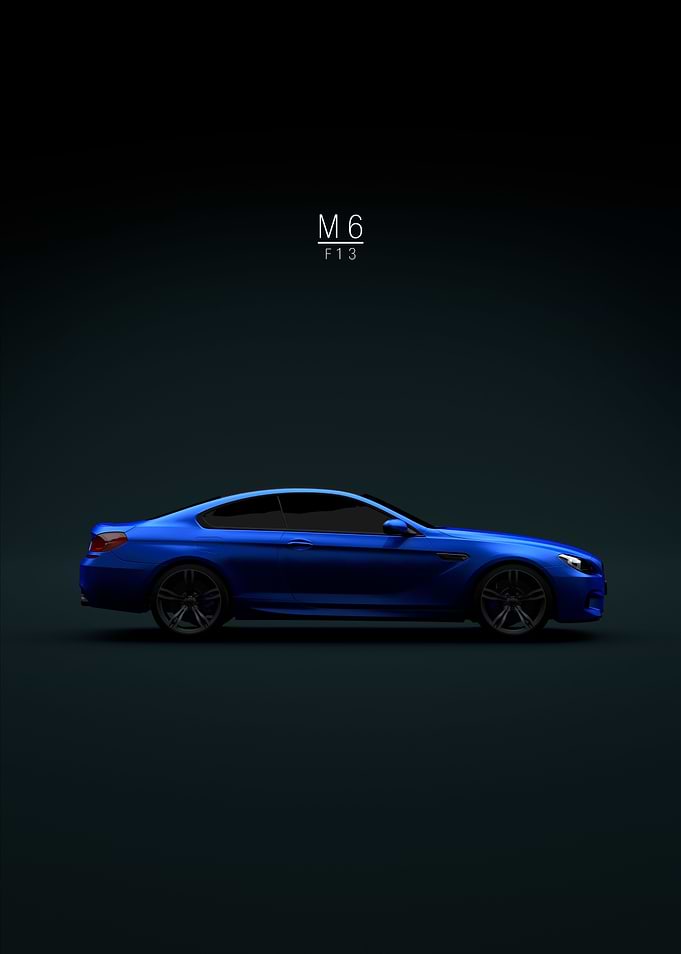 2013 BMW M6 Coupe F13 Blu