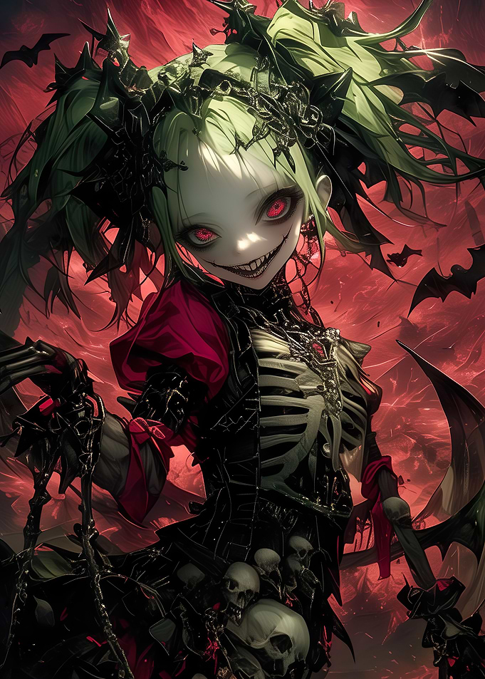 Psychodelic Anime Girl
