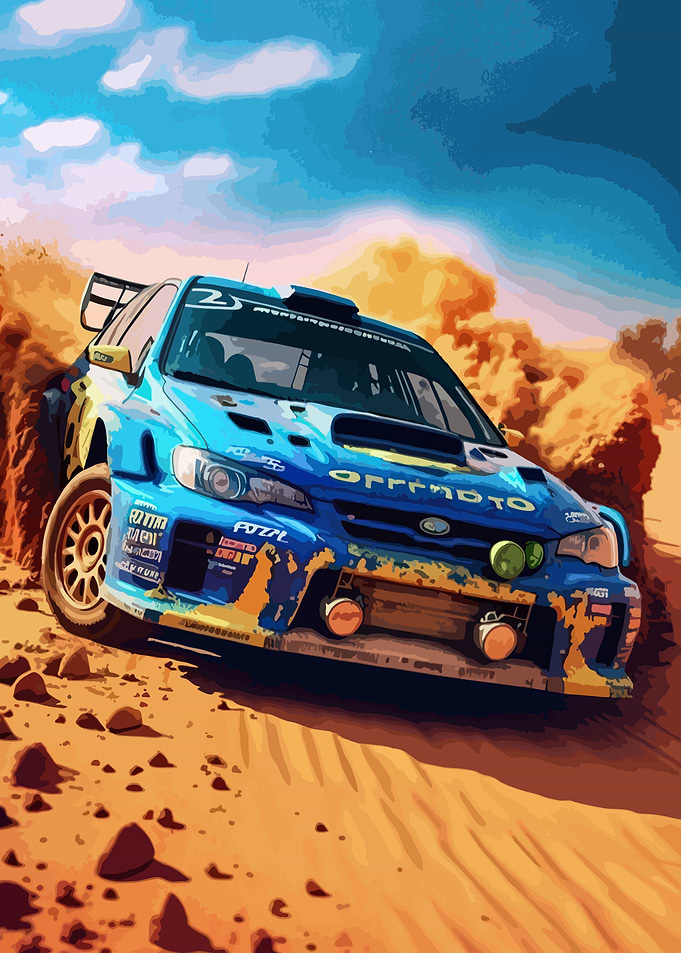 subaru wrc rally