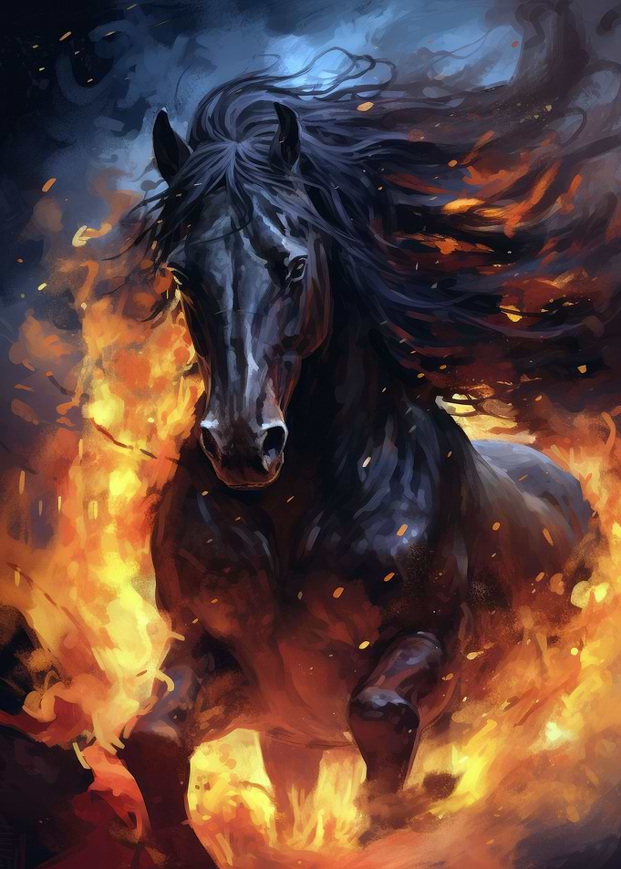 Horse Colorful