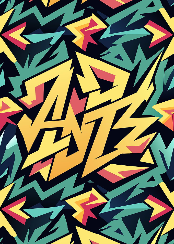 Abstract Graffiti Texture