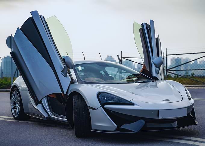 White Supercar
