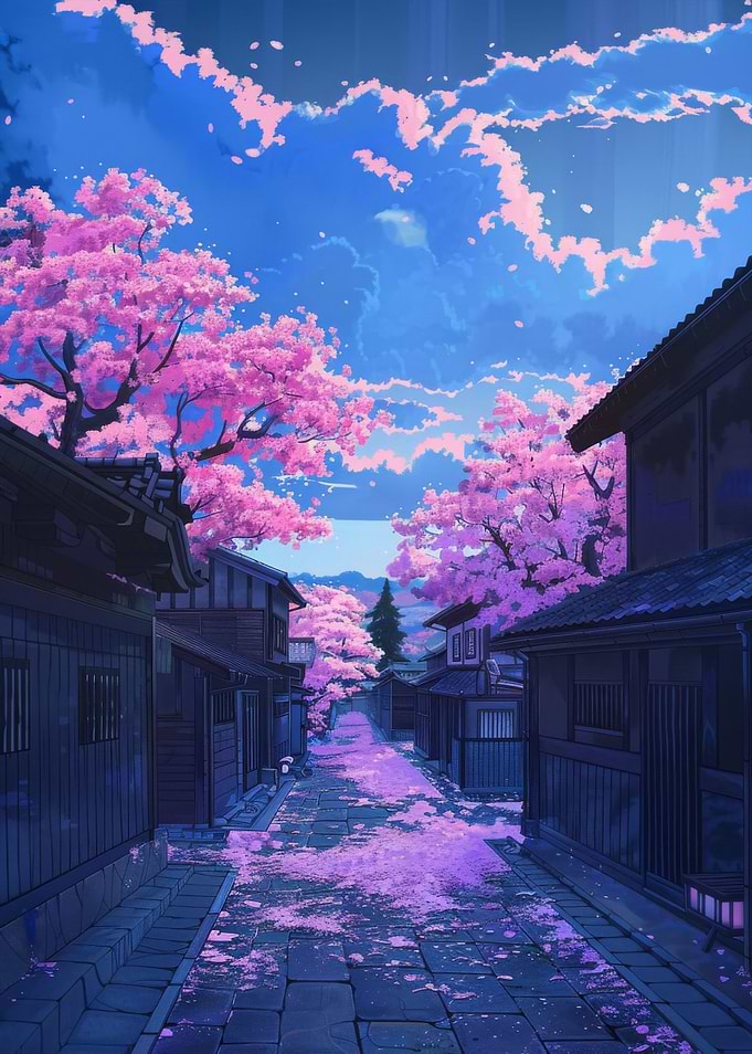 Cherry Blossom Painting