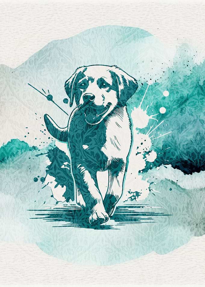 Watercolor Dog