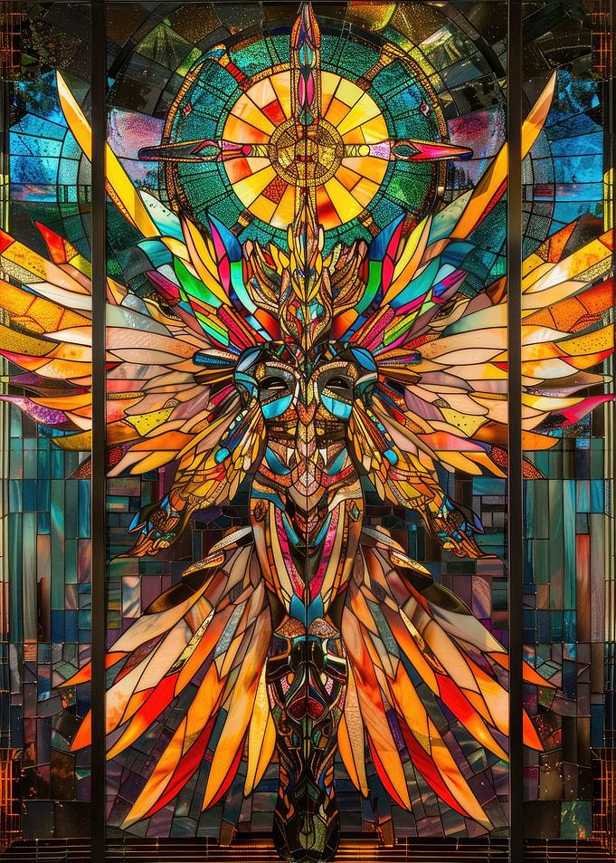 Stained Glass Angel