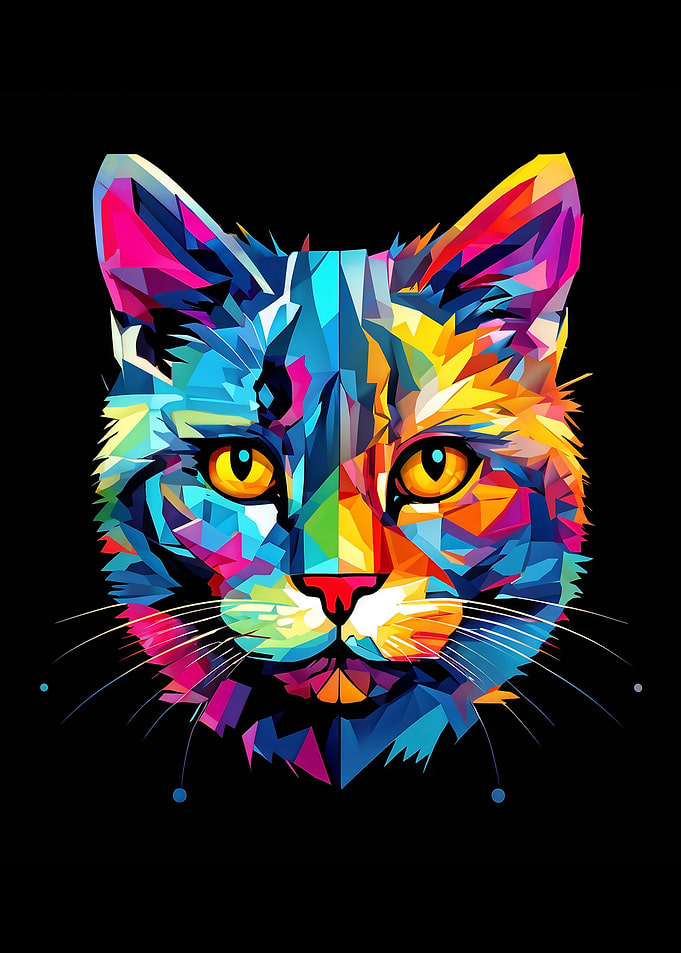 Cat Face WPAP