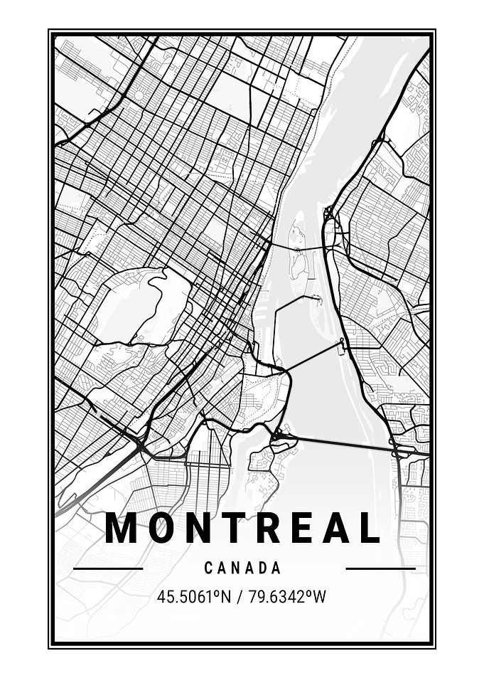 Map of Montreal