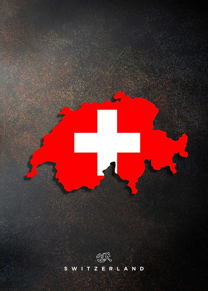 Seitzerland flag maps