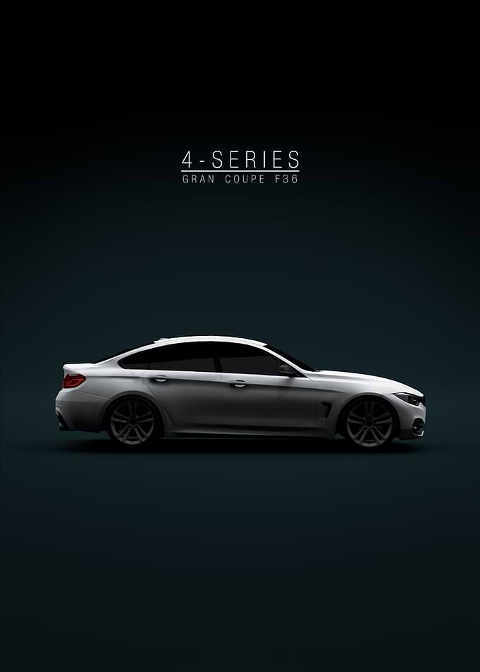 BMW 4Series F36 White