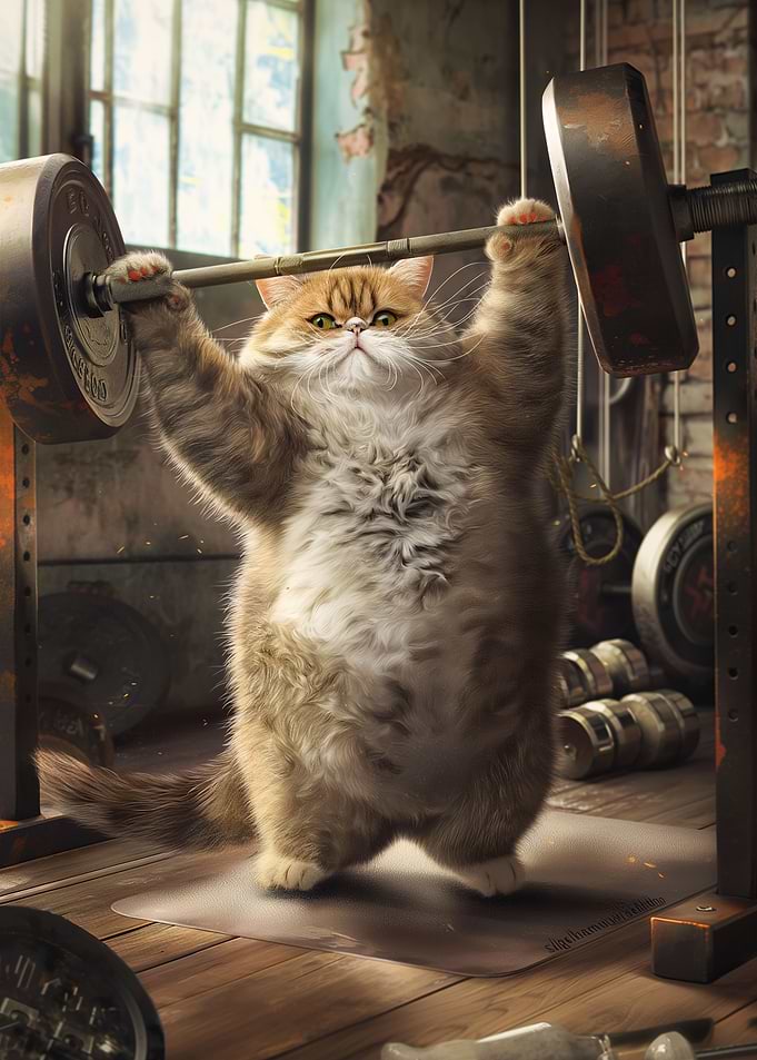 Training Cat Gym Muscles