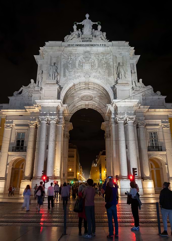 Rua Augusta In Lisbon