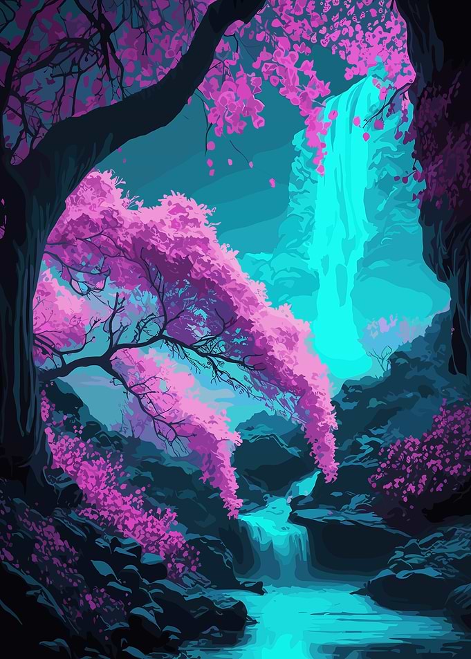 Cherry Blossom Japan Art