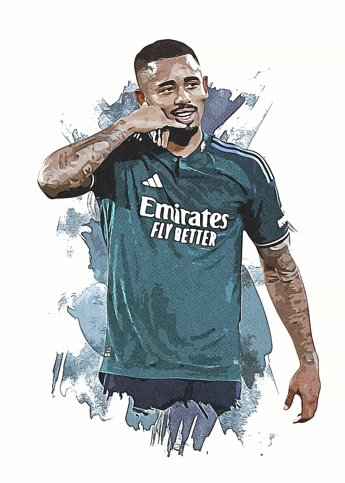 Gabriel Jesus Abstract