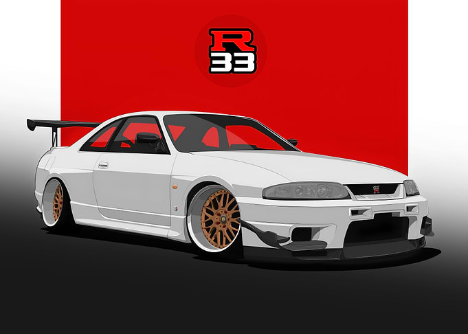 Nissan Skyline GTR R33 Mod