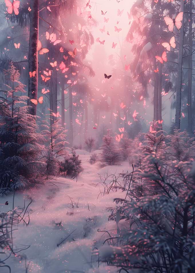 Beautiful Winter Butterfly