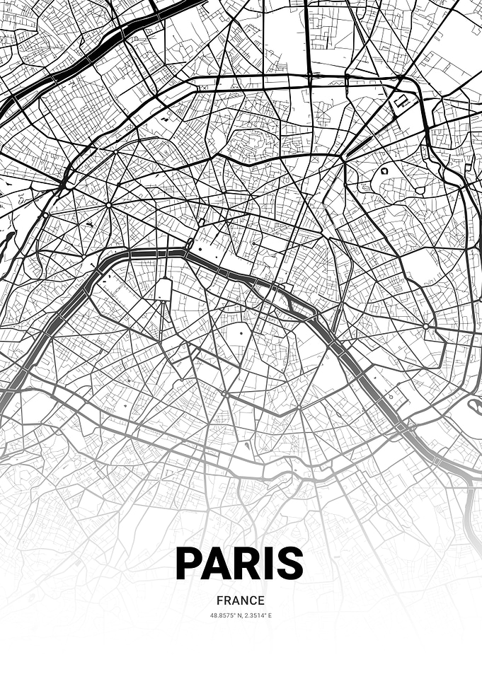 Paris France Map