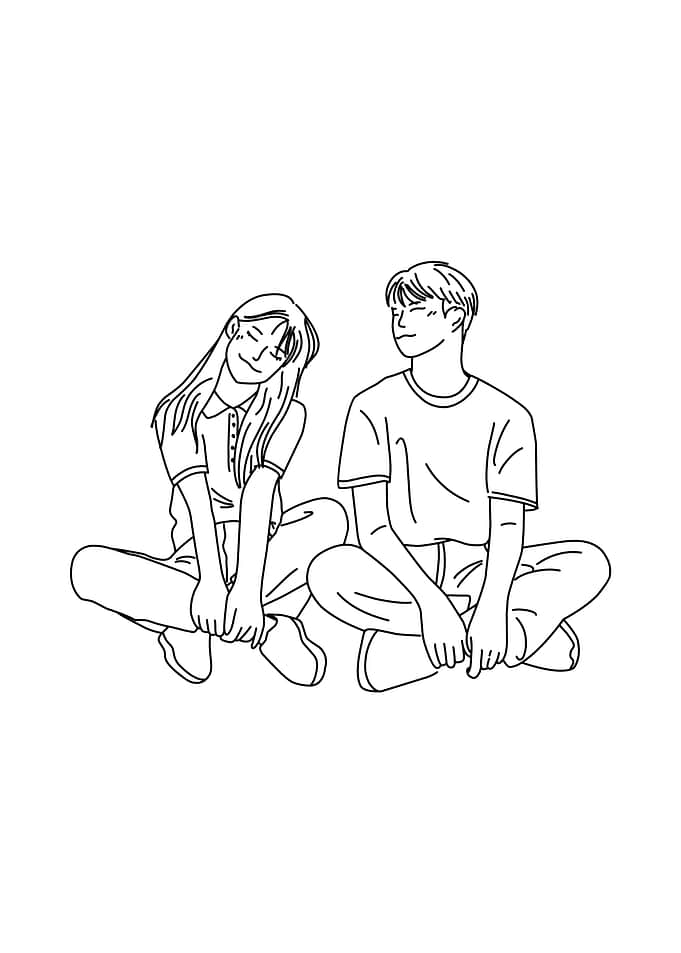 Couple Boy and Girl