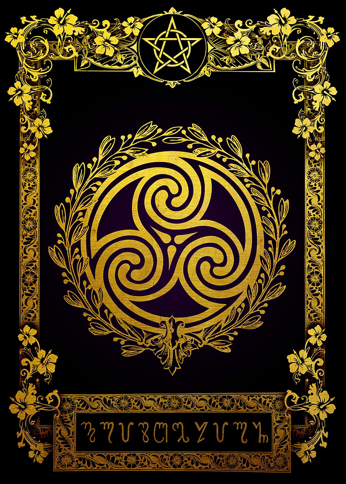 Triple Spiral Triskelion