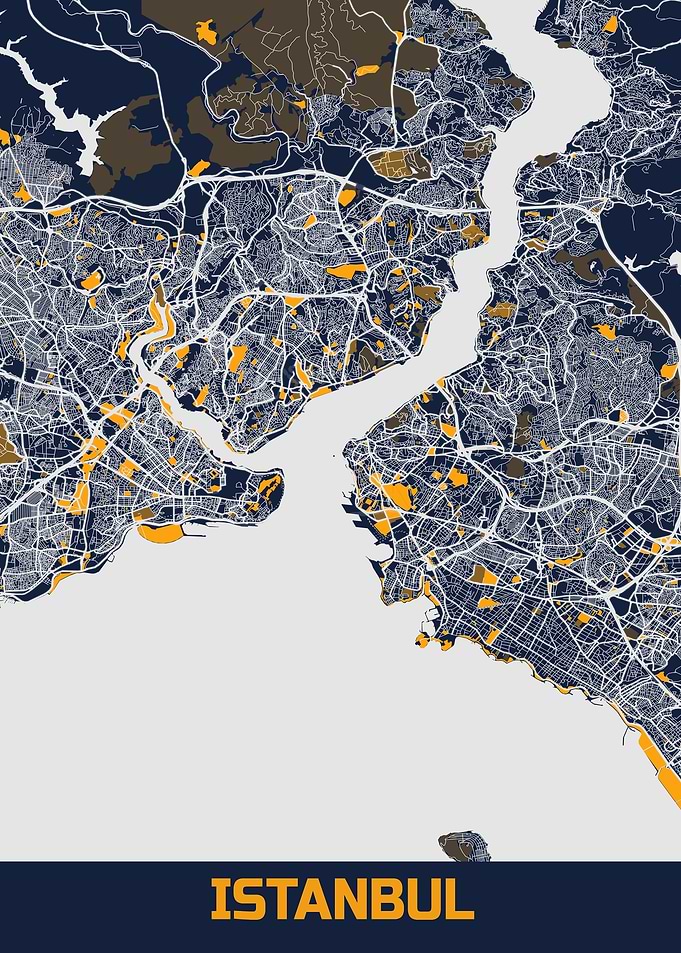 Map of Istanbul