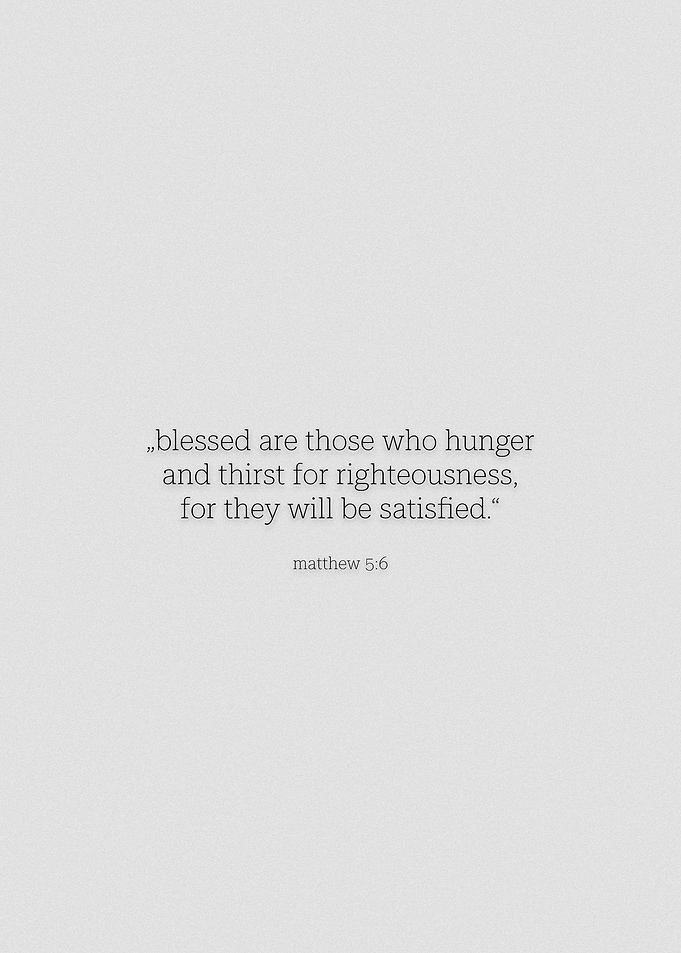 matthew 5 verse 6