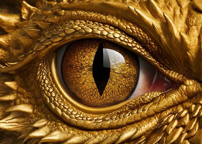Golden Dragon Eye