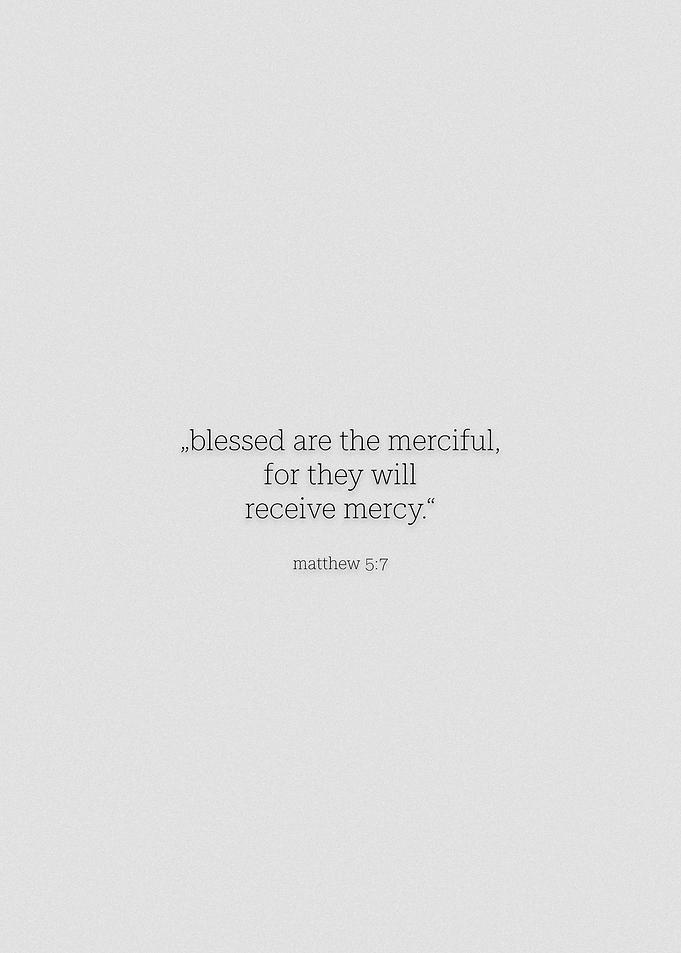 matthew 5 verse 7