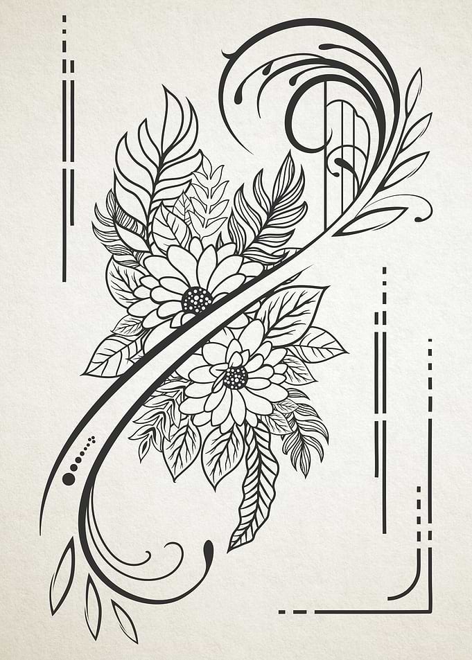 flowers with an elegant ap