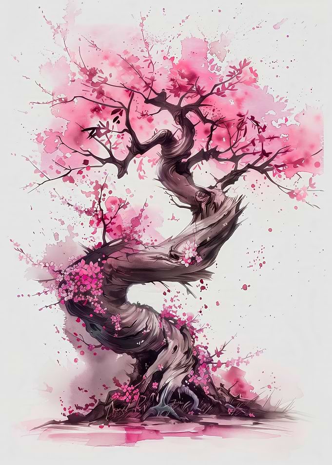 Beautiful Sakura art
