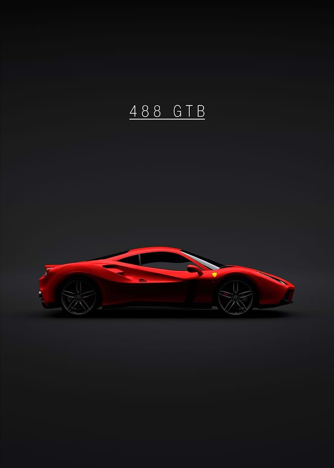Ferrari 488 GTB 2016 Red