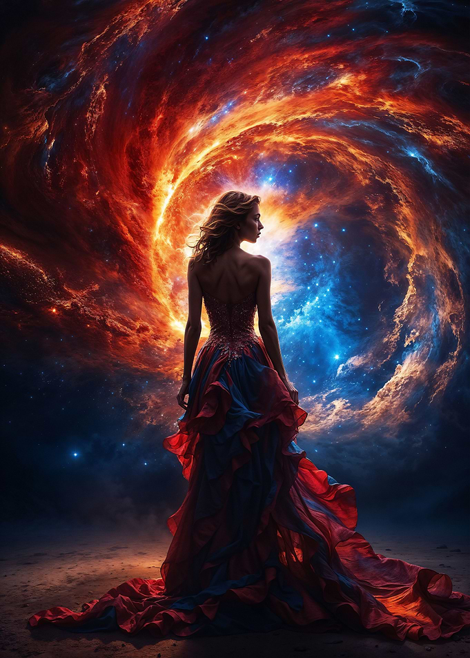 Supernova Enigmatic Woman