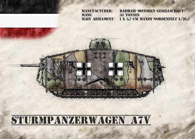 Sturmpanzerwagen A7V
