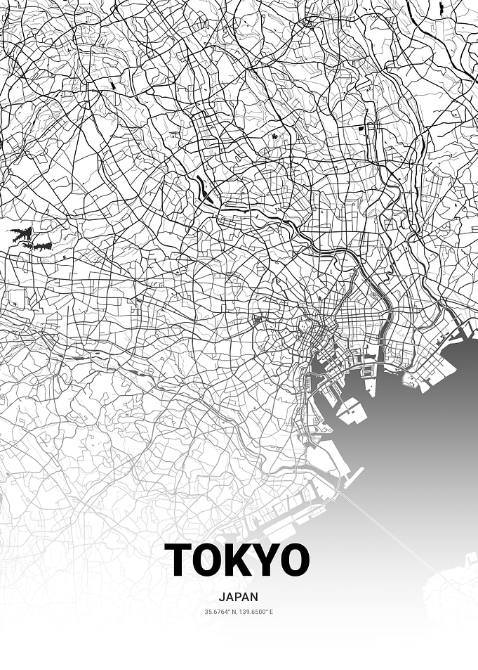 Tokyo Japan Map