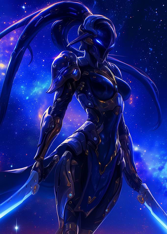Sexy Elf Cyberpunk Banshee