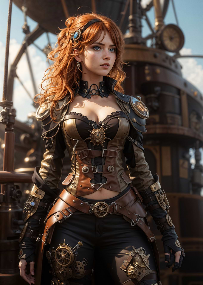 Steam Punk Pirate Soars