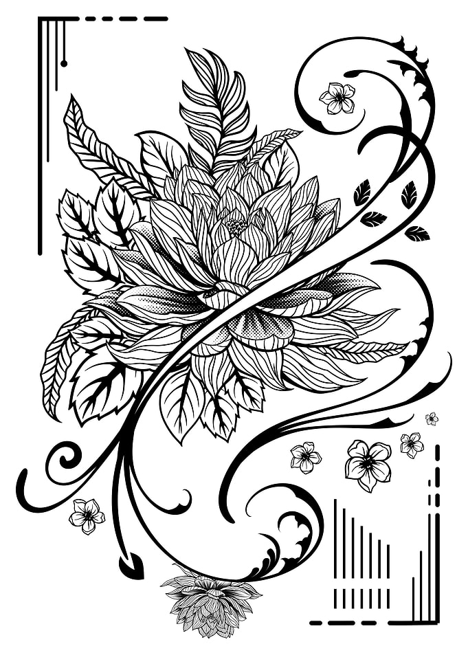 simple ornamental flowers