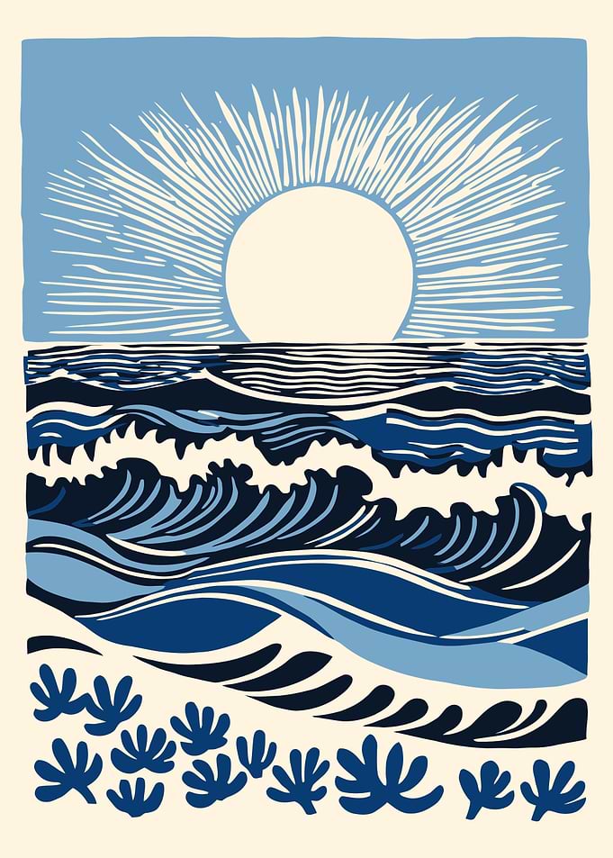Blue Ocean Landscape