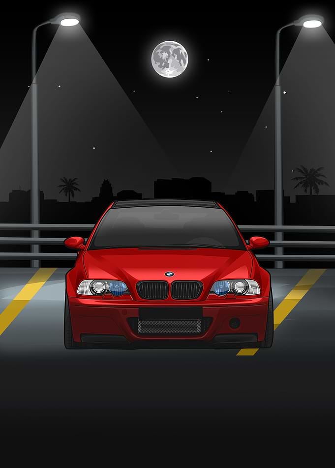 bmw e46 m3 red