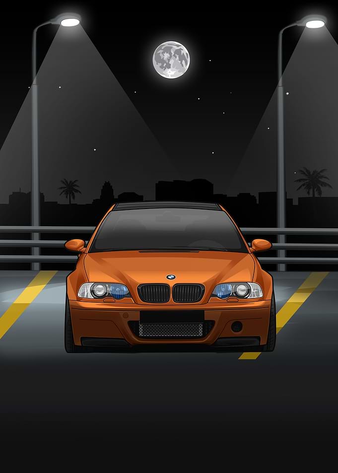 bmw e46 m3 orange