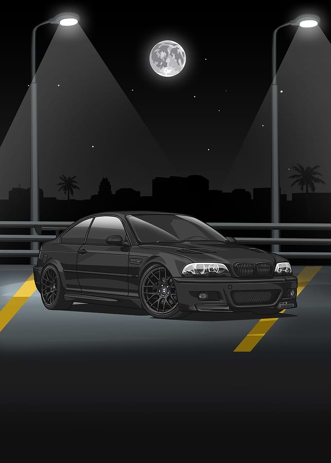 bmw e46 m3 black