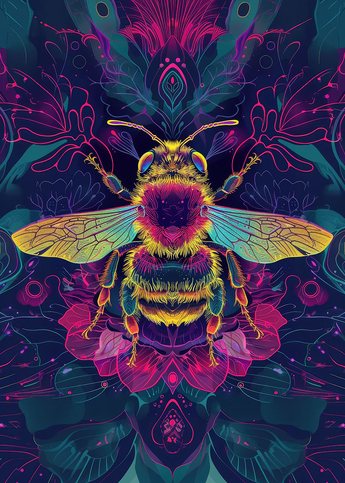 Mystic Neon Bee