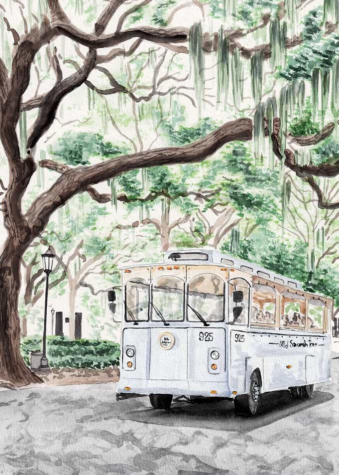 Savannah Georgia Trolley